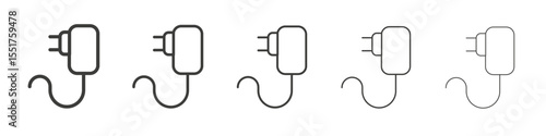 Charger adapter icon simple illustration logo art