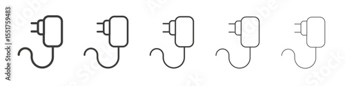 Charger adapter icon simple illustration logo art