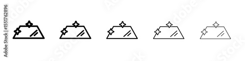 clean surface icon simple illustration logo art