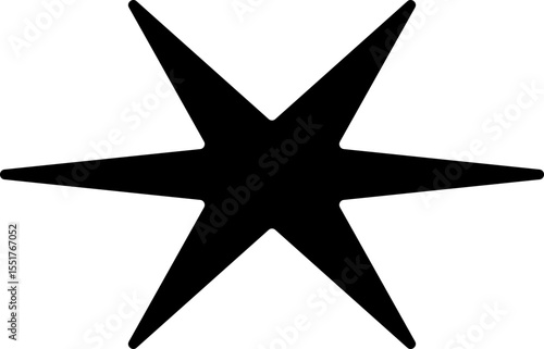 Vector illustration. abstract graphic geometric symbol and object. Vectores.