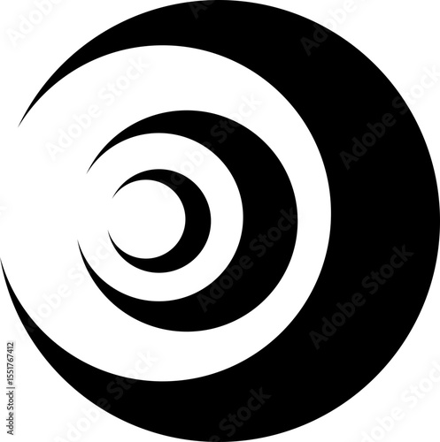 Vector illustration. abstract graphic geometric symbol and object. Vectores.