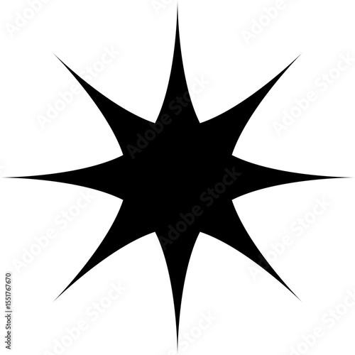 Vector illustration. abstract graphic geometric symbol and object. Vectores.