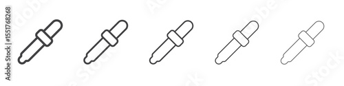 Color picker icon simple illustration logo art