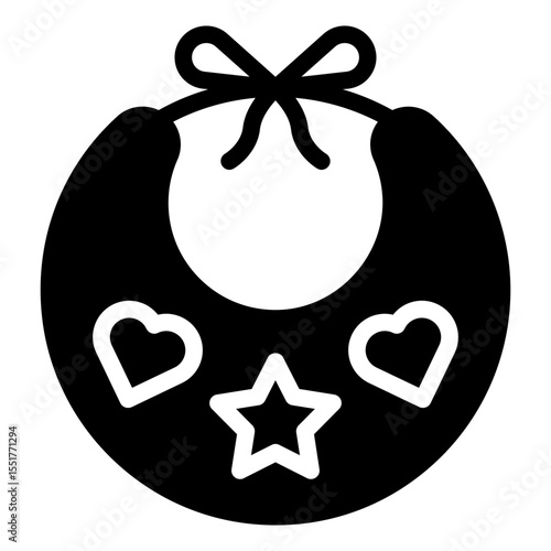 baby bib icon