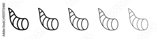 cornucopia icon simple illustration logo art