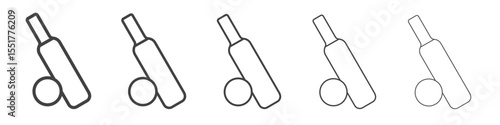 Cricket icon simple illustration logo art