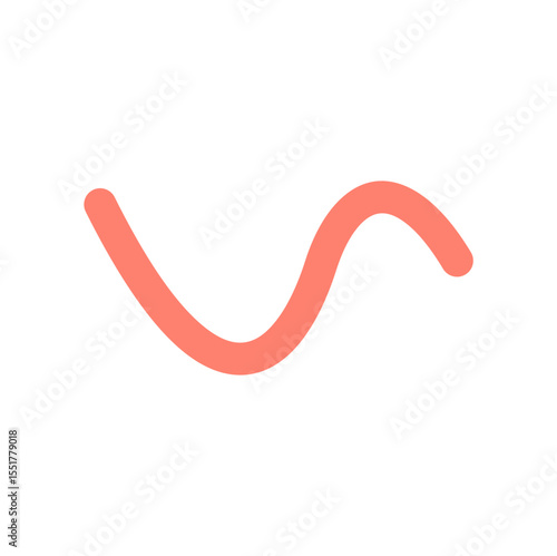 Cartoon hookworms parasite 