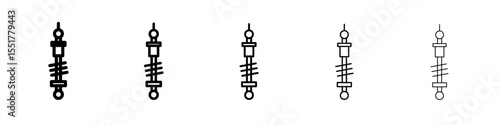 damper icon simple illustration logo art