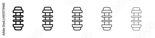 damper icon simple illustration logo art