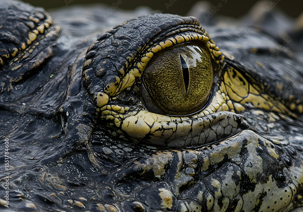 Fototapeta premium Alligator Eye Close-up