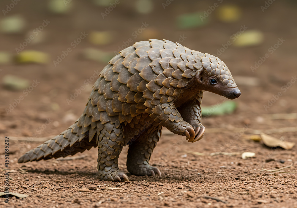 Obraz premium Pangolin on Ground