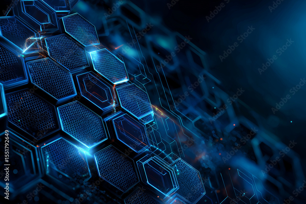 Fototapeta premium dark abstract technology inspired background