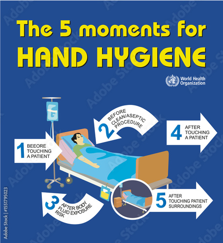 The five moments of hand hygiene