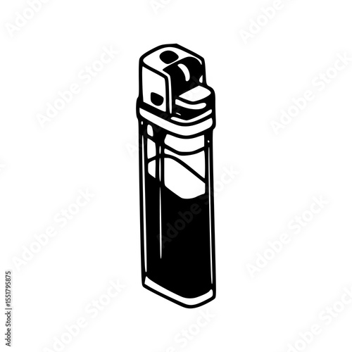 gas lighter illustration