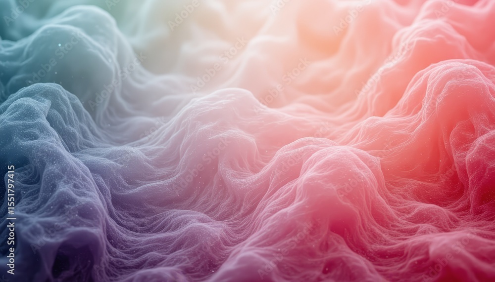 Obraz premium Colorful smoke background, abstract design with vibrant colors and ethereal textures