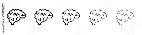 Epilepsy icon simple illustration logo art