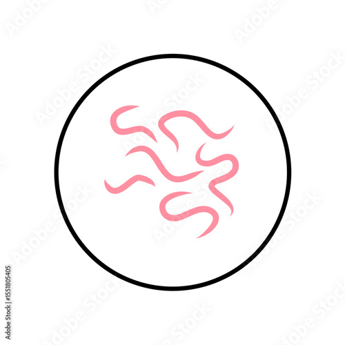 Worm Intestinal Parasites Icon