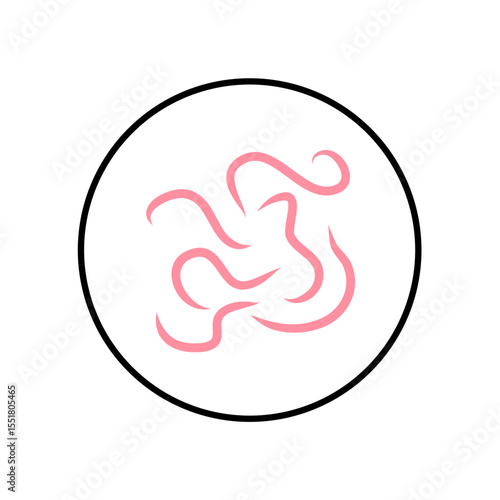 Worm Intestinal Parasites Icon