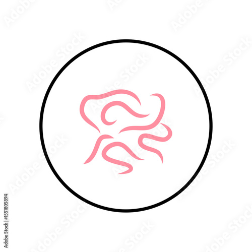 Worm Intestinal Parasites Icon