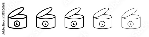 Expiration date icon simple illustration logo art