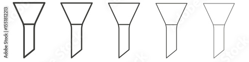 Filter icon simple illustration logo art