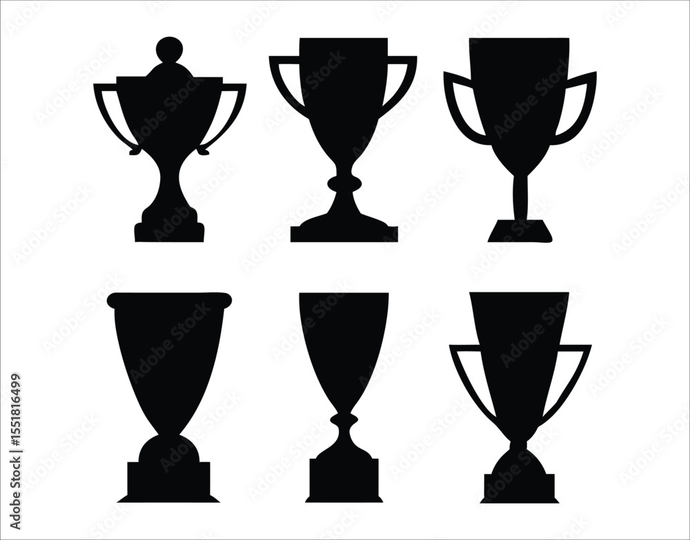 Bold Silhouette Champions Trophy Set Bold Silhouette Champions Trophy Set