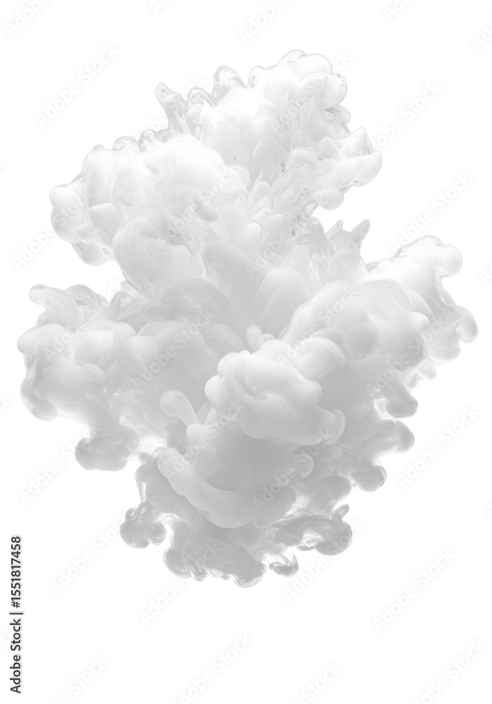 Obraz premium white smoke isolated