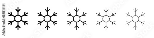 Frost resistant icon simple illustration logo art