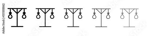 gallows icon simple illustration logo art