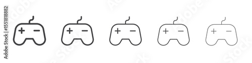 Game console icon simple illustration logo art