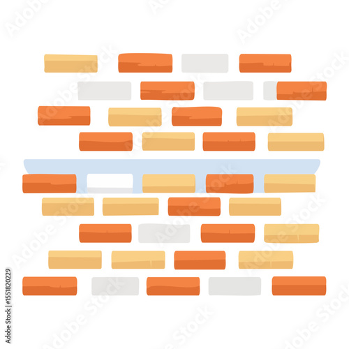 Abstract Horizontal Bar Art - A Colorful Composition