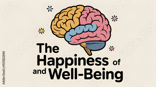 A vector illustration of human brain anatomy showcasing the mind's intelligence and medical science