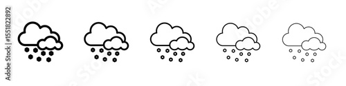 Hail icon simple illustration logo art