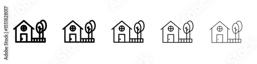 Home icon simple illustration logo art