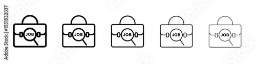 Job opportunity icon simple illustration logo art