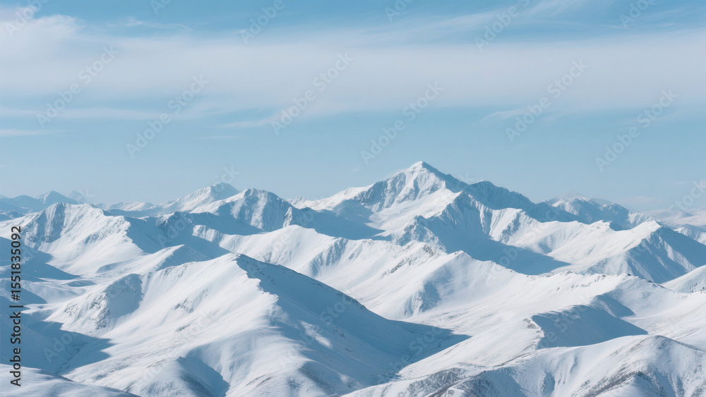 Fototapeta premium snow covered mountains
