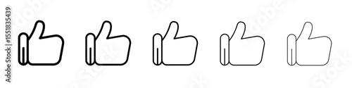 Like icon simple illustration logo art