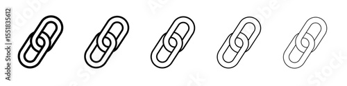 Link icon simple illustration logo art