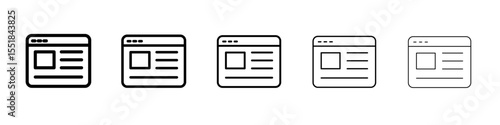 News Feed icon simple illustration logo art
