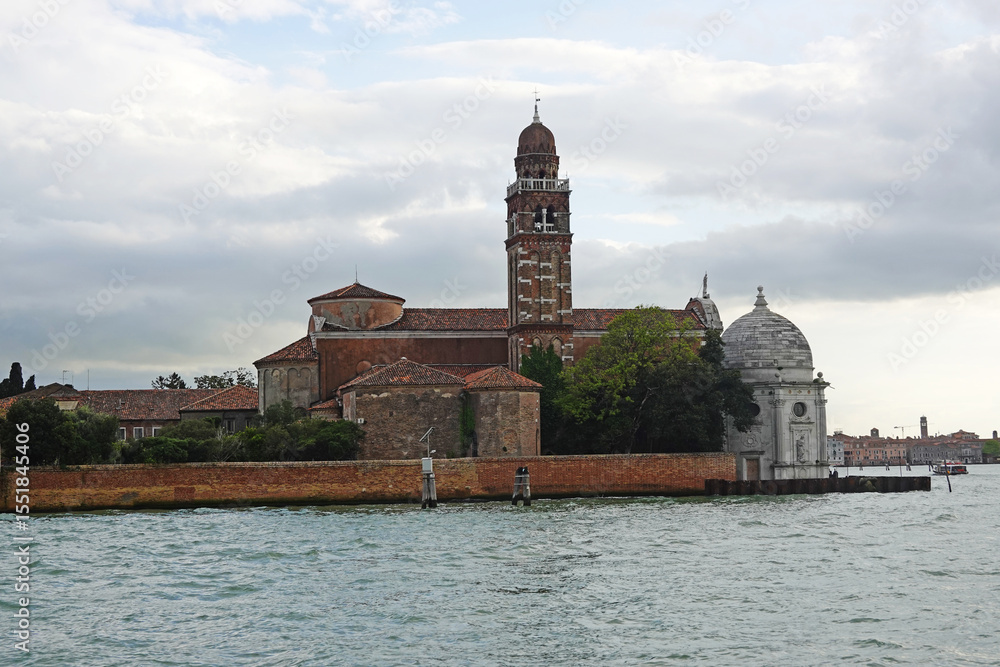 San Michele cemetery in Venice, Italy San Michele cemetery in Venice, Italy