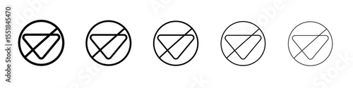 offline icon simple illustration logo art
