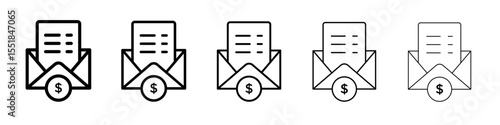 Payroll icon simple illustration logo art