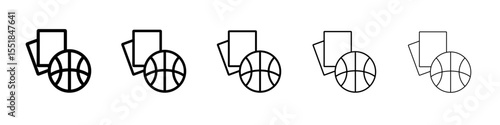 Penalty card sport icon simple illustration logo art