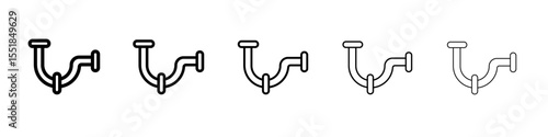 pipe icon simple illustration logo art