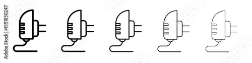Plug adapter icon simple illustration logo art