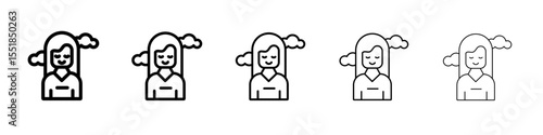 Pleasure icon simple illustration logo art