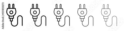 plug icon simple illustration logo art