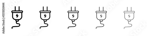 Plug icon simple illustration logo art