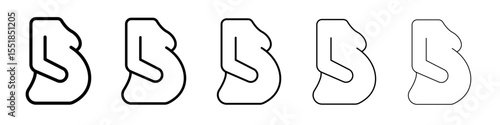 Pregnant woman backache icon simple illustration logo art