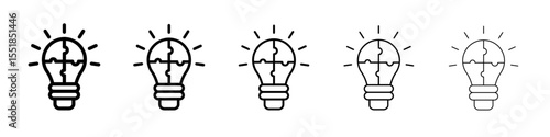 Problem solving skills icon simple illustration logo art